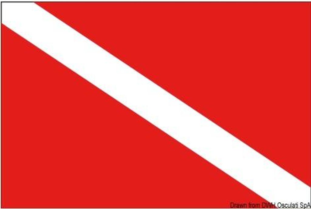 Duikvlag, 20 x 30 cm, Osculati, artikelnummer 35.480.01 Productafbeelding 