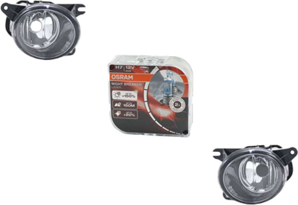 Nebelscheinwerfer + Osram Night Breaker Laser passend für Audi A6 4B Set L+R 4B0941699C 4B0941700C Johns