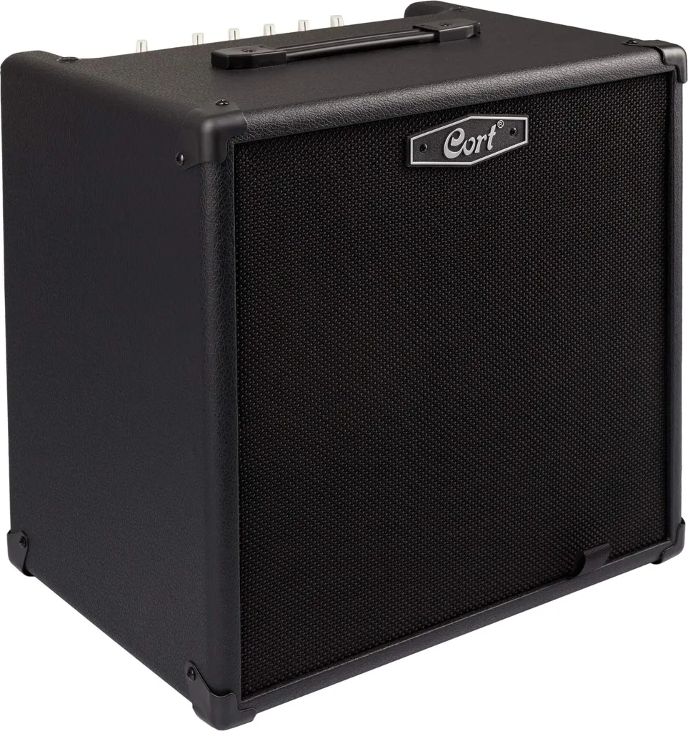 Cort CM40B Ampli de Basse Égaliseur 4 Bandes et Double Médium