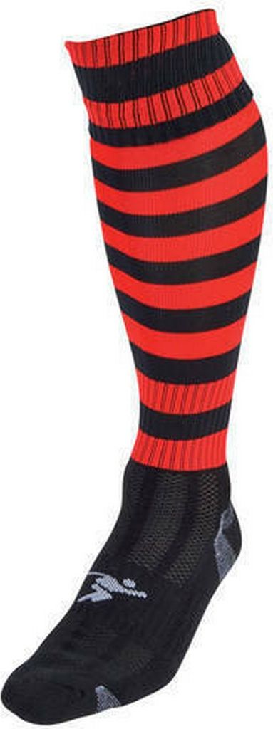 Precision - "Pro" Fußballsocken für Kinder RD274 (35,5 EU - 39,5 EU) (Schwarz/Rot)