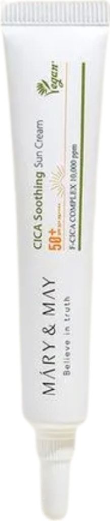 Mary&May CICA Soothing Sun Cream SPF50+ PA++++ 12 g (Mini) - beruhigende Sonnencreme