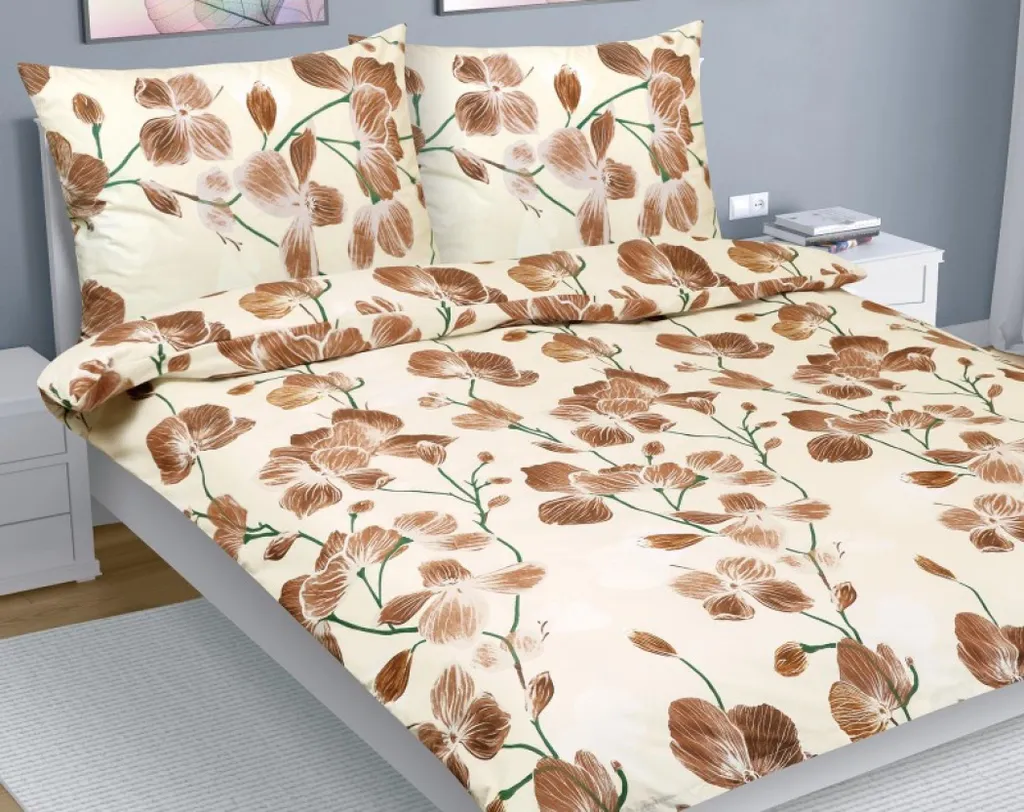 Lenzuolo Beige Cotone 200x220 - Set Letto Matrimoniale Minimal
