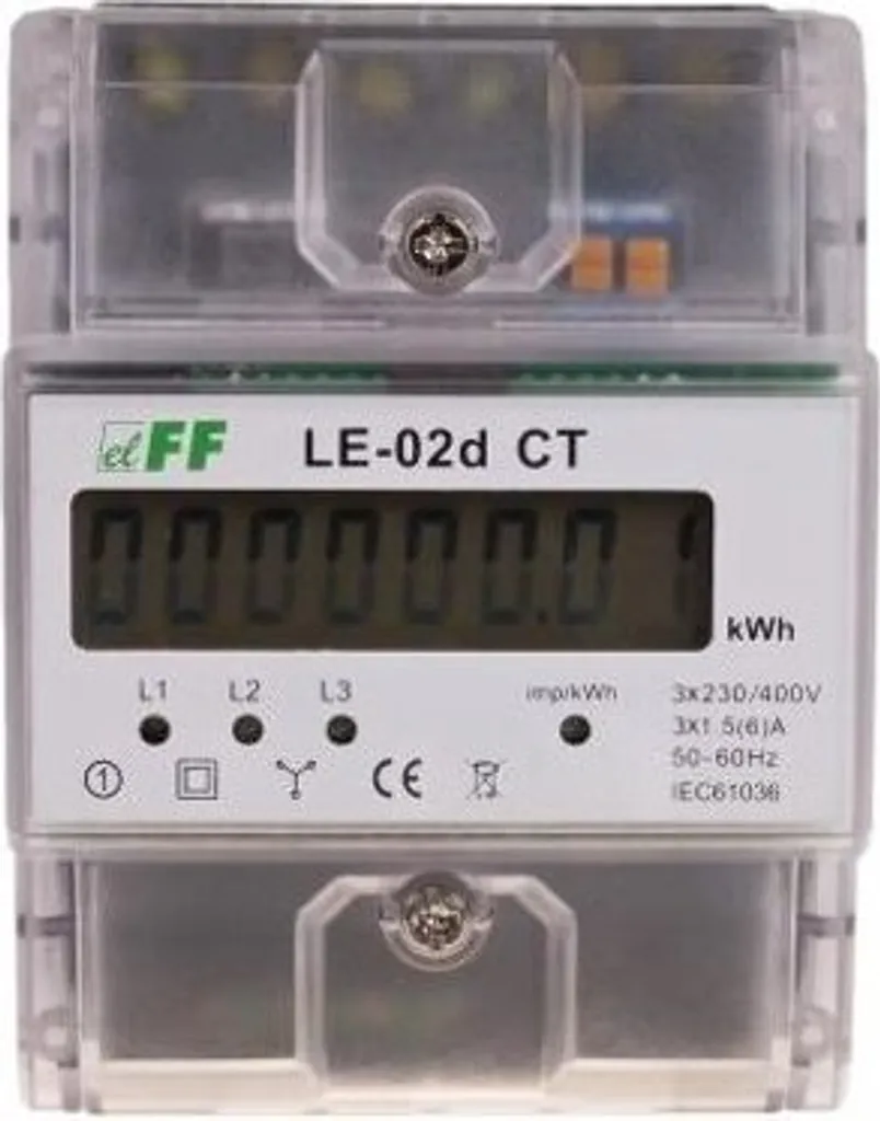 Suivi consommation triphasée LE-02D-CT pour usine et atelier pro