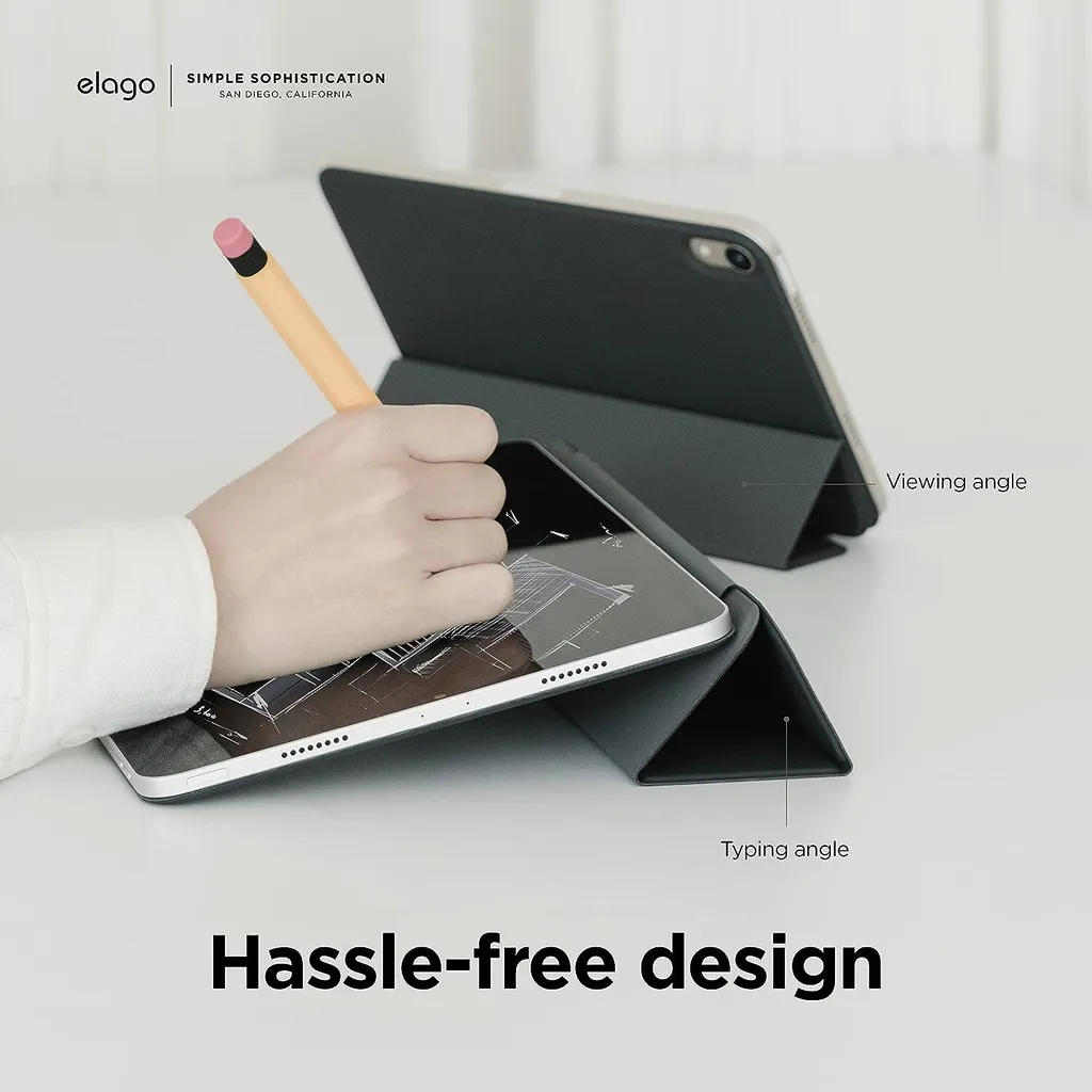 Custodia iPad Mini 6 Elago Magnetic Folio Grigio - Ideale Viaggi - 3