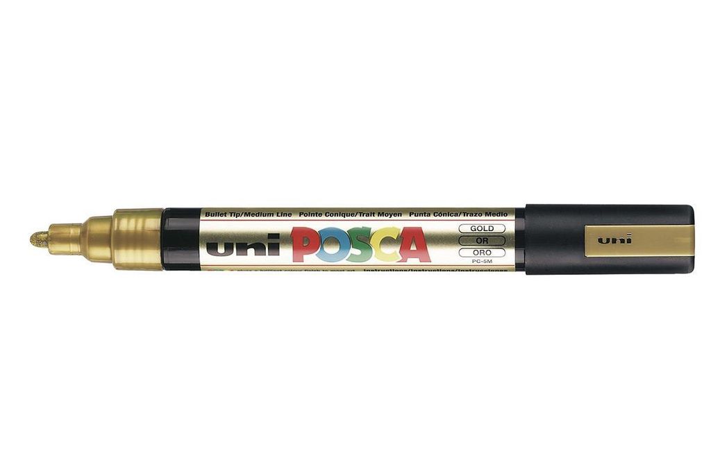 Marker UNI POSCA PC-5M zlatý Obrázek produktu 4