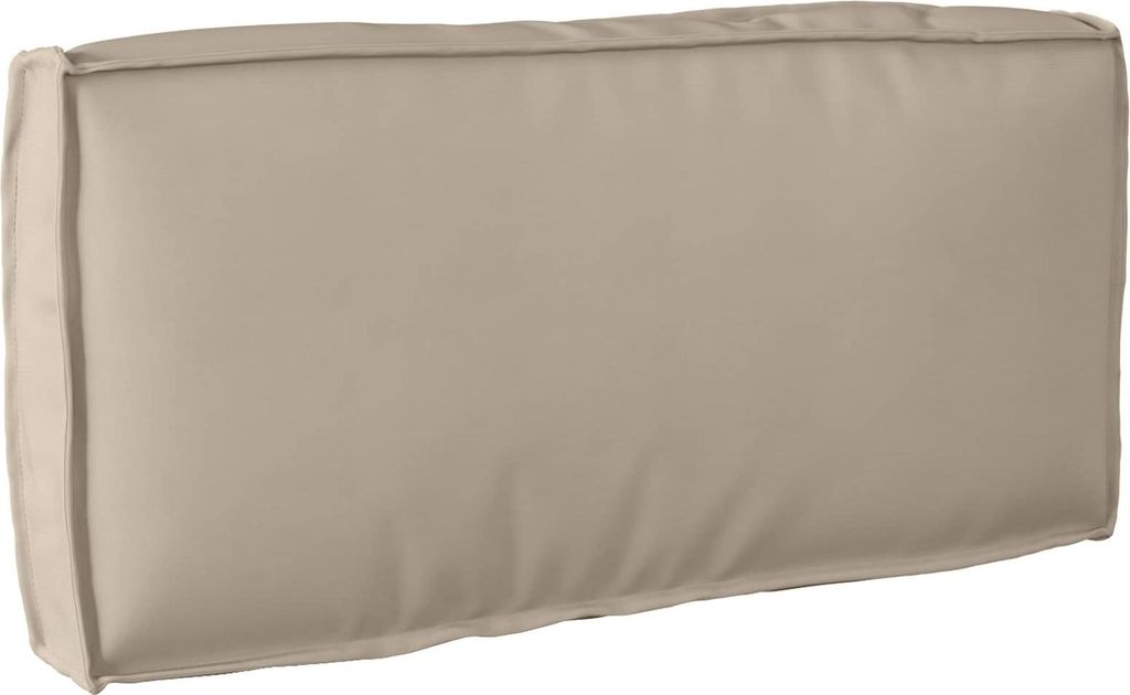 Kissen Taupe 80 x 40 x 12 cm Oxford-Stoff