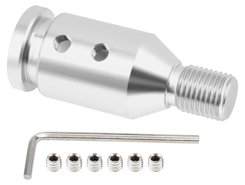 Adaptateur de levier de vitesse universel en alu argenté - Modèle M12