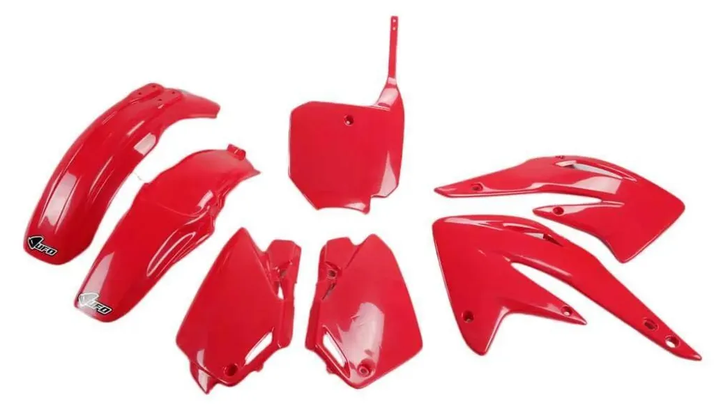 Kit Carénage Complet pour Restauration Honda CR 85 R 2003-2008 Rouge