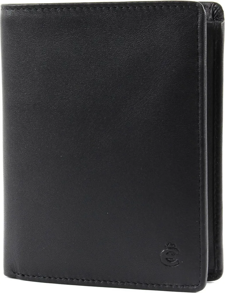 Portafoglio Uomo Esquire Pelle Nero - Confezione Regalo e Protezione RFID - 1