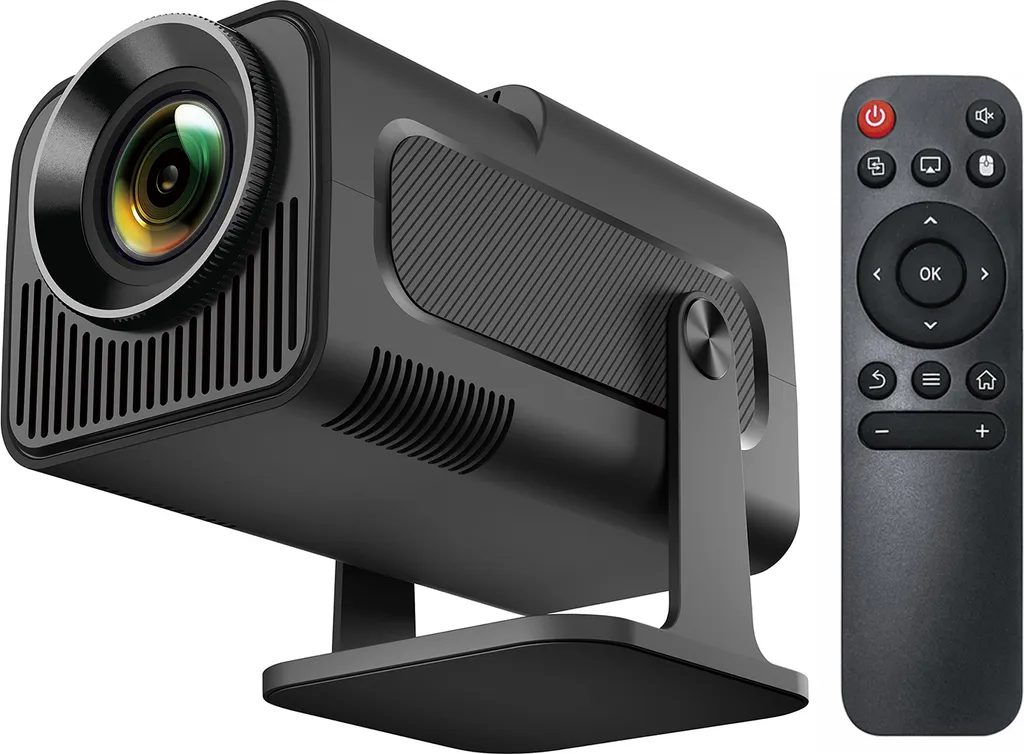 Projecteur 1080P Hard 4K AV1 HY320 avec Haute Luminosité pour le Bureau