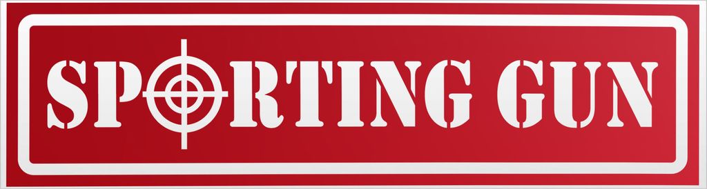 Kiwistar Sporting Gun invertiert Magnetschild Schild magnetisch - 20cm Rot - reflektierend - Magnetfolie für Auto PKW Kfz