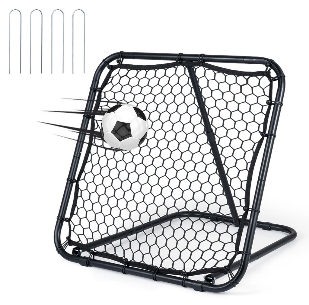 COSTWAY, rete da allenamento per calcio, dimensioni 101x101 Immagine del prodotto 