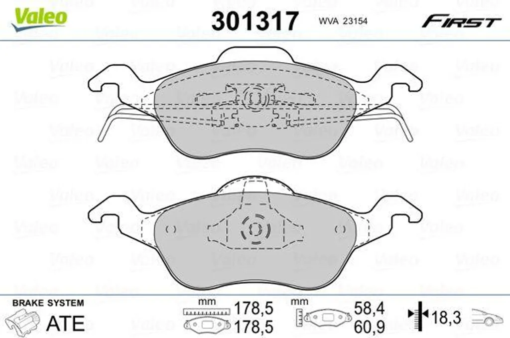 Éliminez les bruits de freinage Focus grâce au kit VALEO 301317