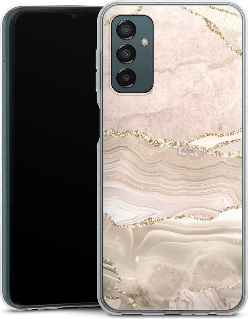 DeinDesign Handyhülle für Samsung Galaxy M13 4G Silikon Hülle Case Smartphone Schutzhülle Glitzer Look Marmor Utart