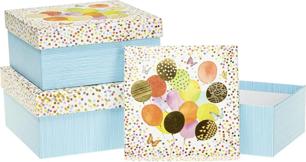 Fini le papier cadeau froissé : 3 boîtes cadeaux Party Pattern réutilisables