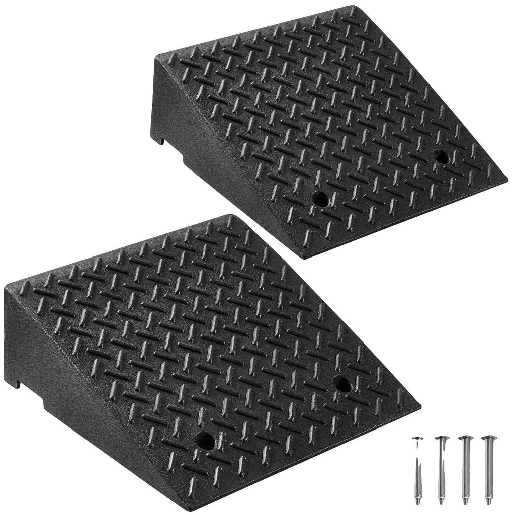 VEVOR Gummi Bordsteinrampe 2er Pack, 15,2 cm Produktbild 