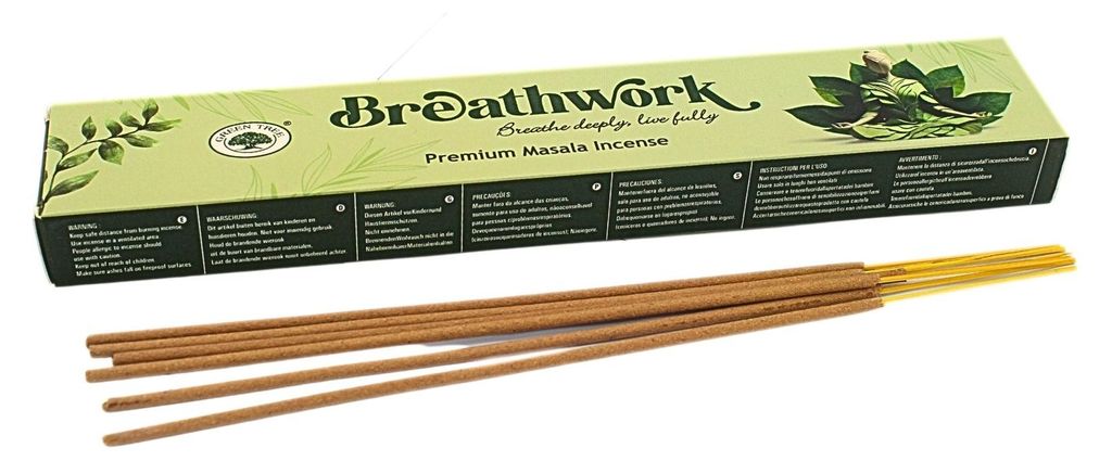 Green Tree Räucherstäbchen "Breathwork" 15gr.