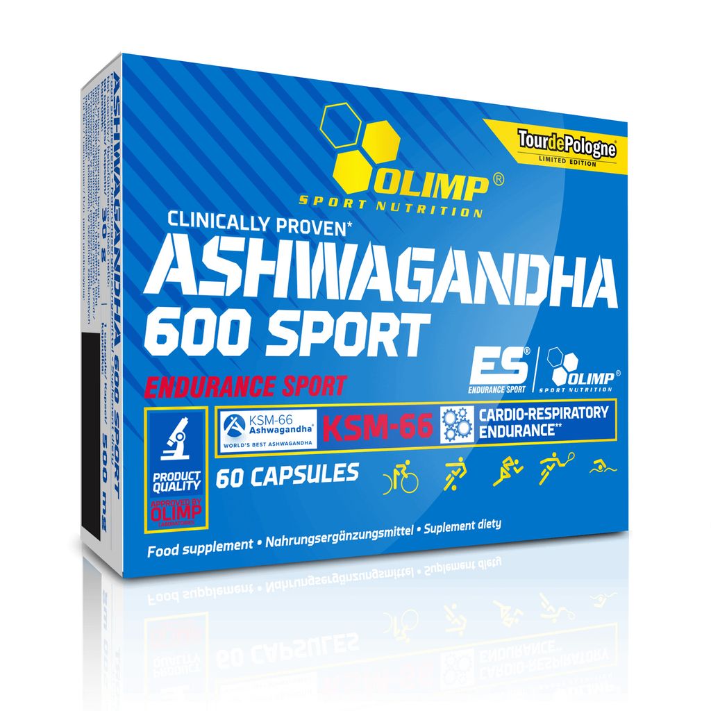 OLIMP Ashwagandha 600 Sport Edition (KSM-66) 60 gélules Image du produit 