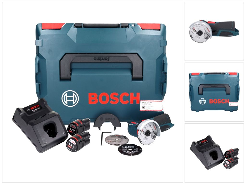 Bosch GWS 12V-76 Profesjonalna akumulatorowa szlifierka Zdjęcie produktu 