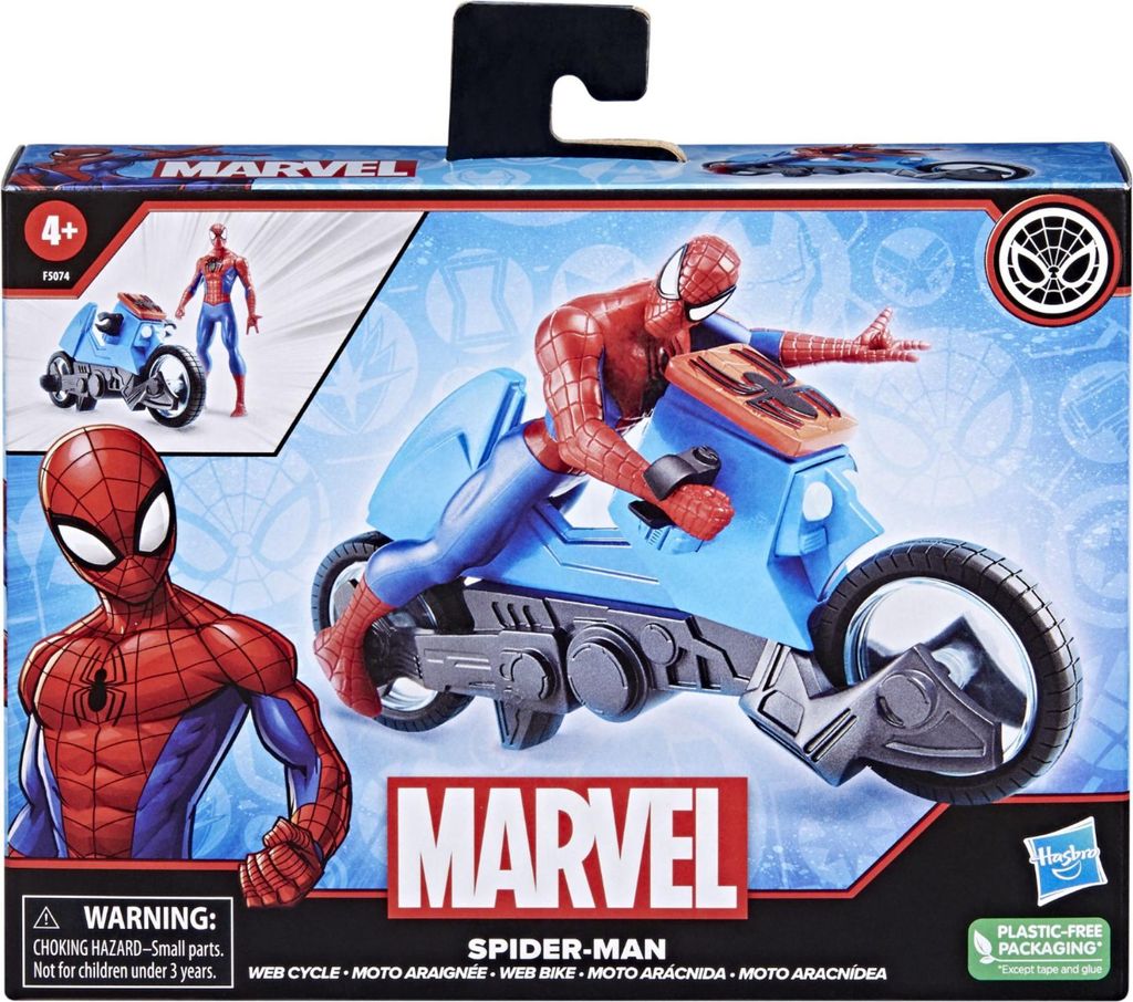 Marvel Spider-Man Web Cycle postava pavúčieho muža + Obrázok produktu 