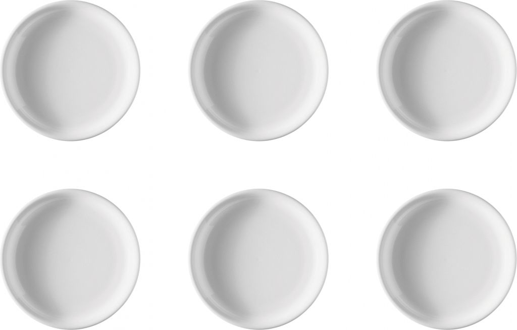 6 x Frühstücksteller 20 cm - Trend Weiß - Thomas - 11400-800001-10220 -