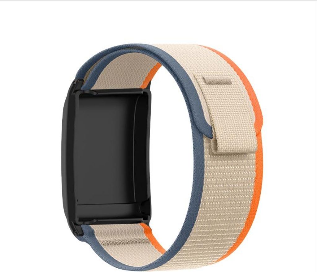 INF Nylon Armband für Whoop Tracker, 25.5cm, Sportliches Design, 1 Stück Beige