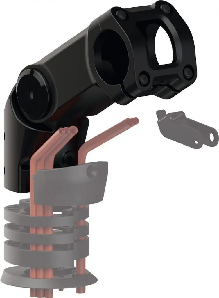 Potence Procraft Deluxe AICR 90 mm avec Passage de Câbles Intégré Noir