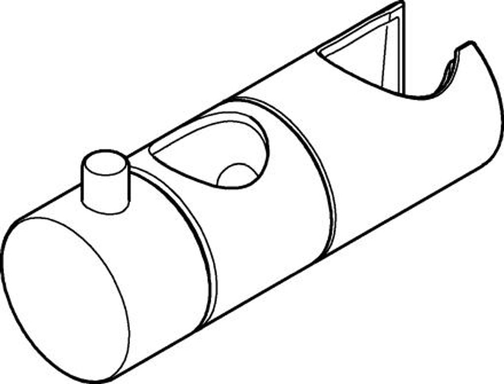 GROHE 12140AL0 Gleitelement 12140 für RSH Duschsystem hard graphite gebürstet