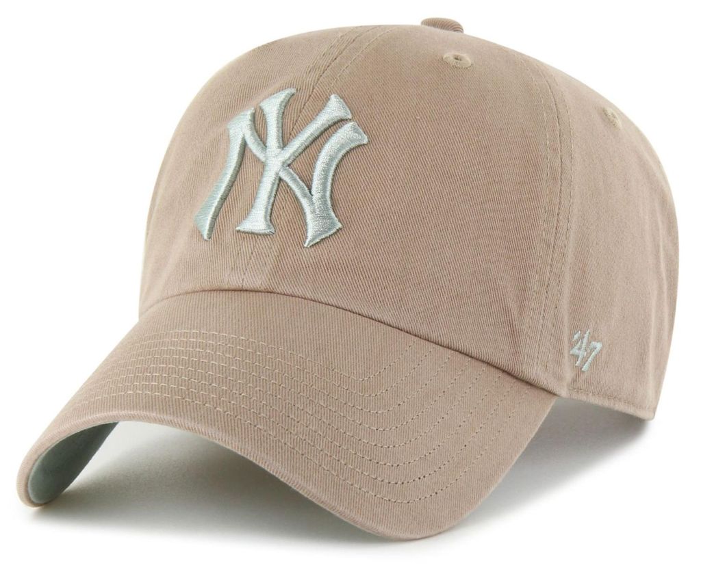 47 Brand Ballpark Cap - CLEAN UP New York Yankees khaki