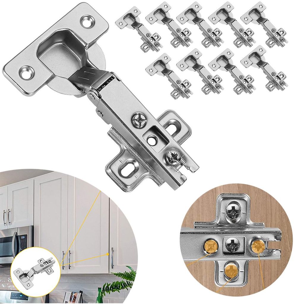 10 Stück Scharniere für Schranktüren, Topfscharnier Produktbild 