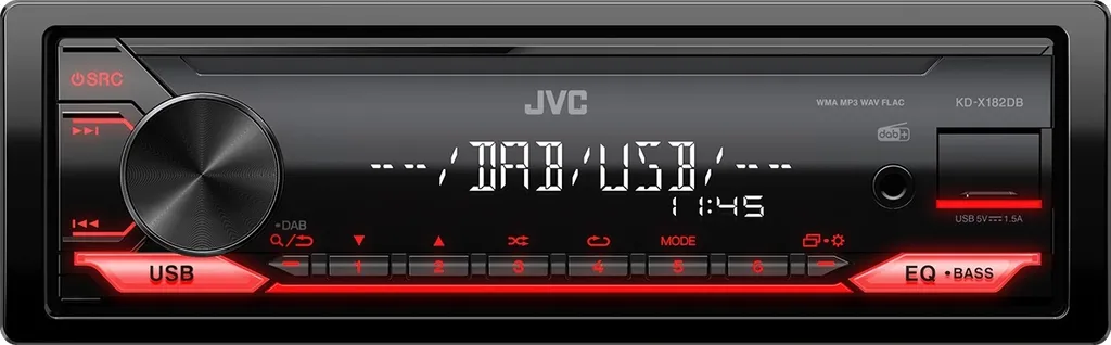 Autoradio JVC KD-X182DB : Éliminez les Parasites FM avec la Radio Digitale DAB+
