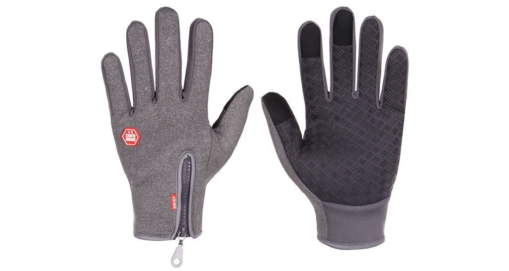 Bike Touch sportieve handschoenen, grijs, maat XXL Productafbeelding 