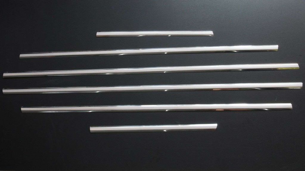 Edelstahl Fensterleisten Chrom Für BMW 3er E46 1998-2005 - 4-teiliges Set Poliert
