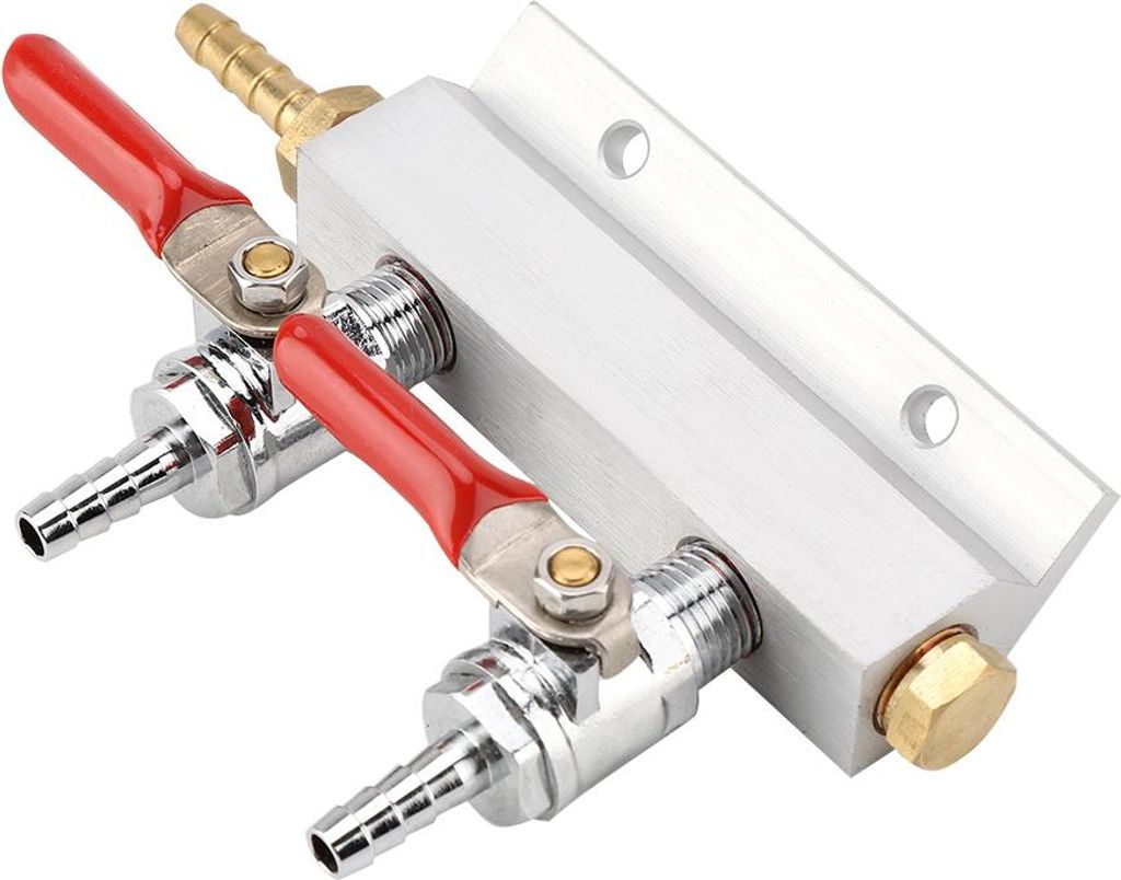 Muti Weg Home Co2 Luft Gas Verteiler Splitter Bier 2 Weg