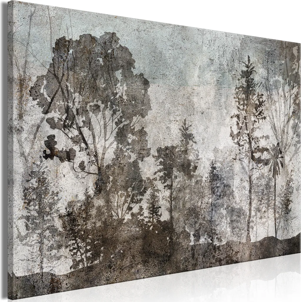 Quadro 120x80 cm Foglie Simbiosi Natura - Stampa TNT Alta Qualità