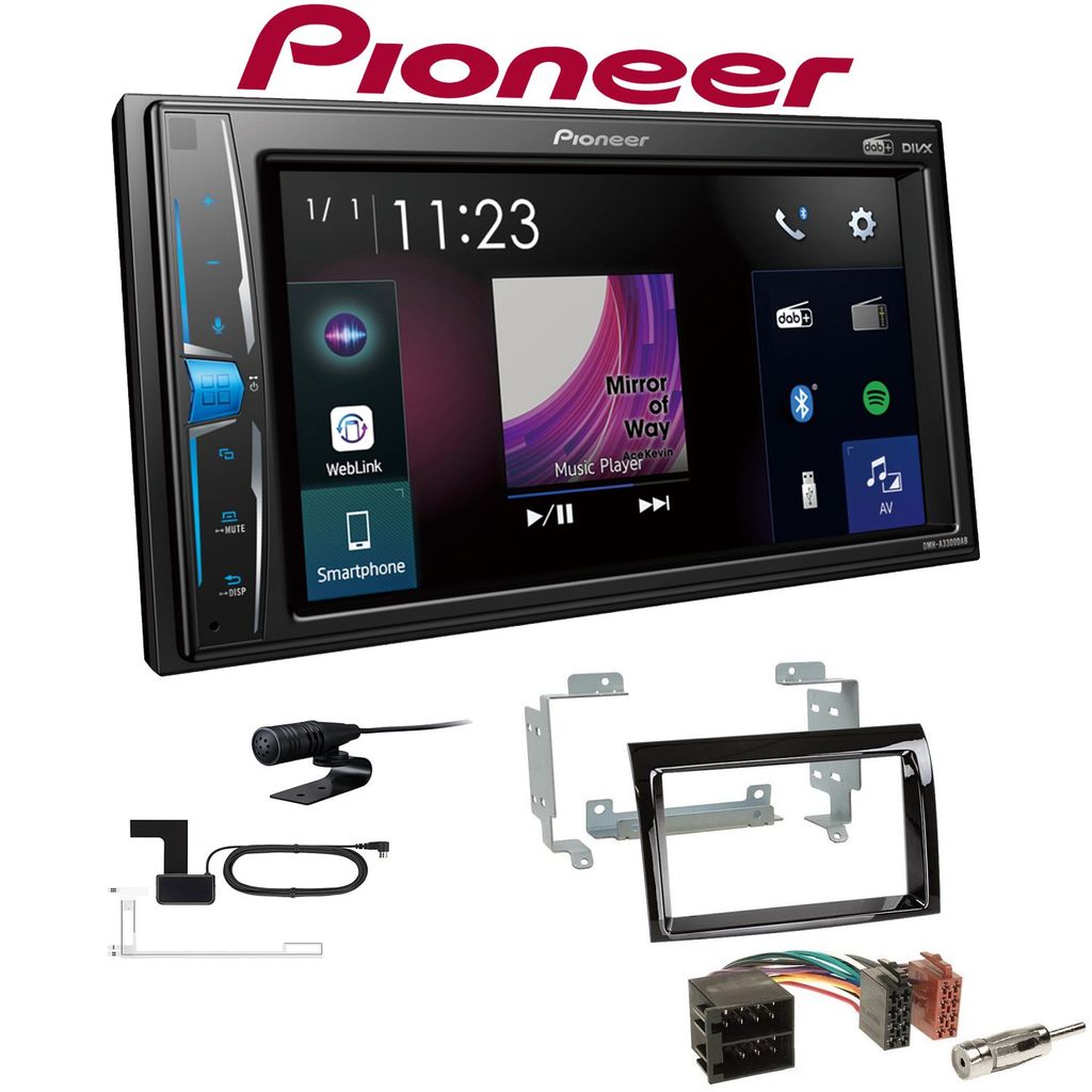 PIONEER SPH-DA160DAB 2-DIN DAB+ CarPlay Appradio MP3-Autoradio Touchscreen  DAB Bluetooth USB Doppel-DIN