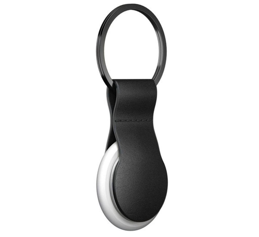 Nomad AirTag Leather Loop schwarz