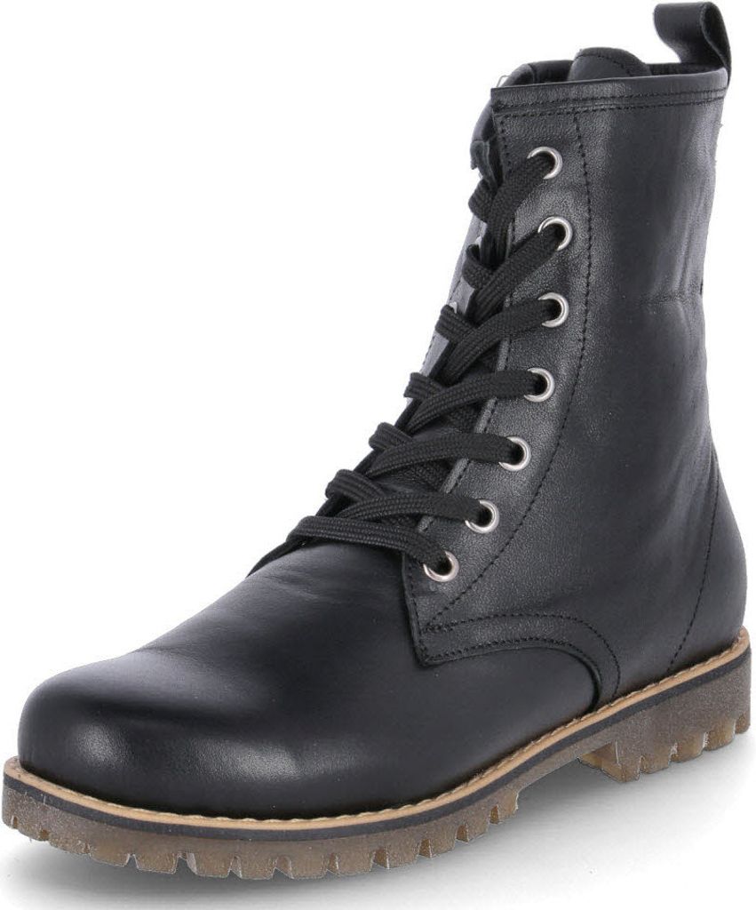 Andrea Conti, zwarte veterschoenen Productafbeelding 