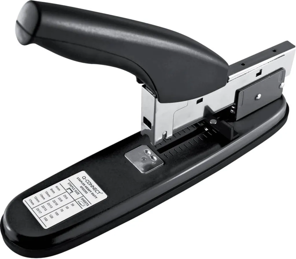 Cucitrice a Tampone Q-Connect KF02293 - Capacità 100 Fogli Metallo