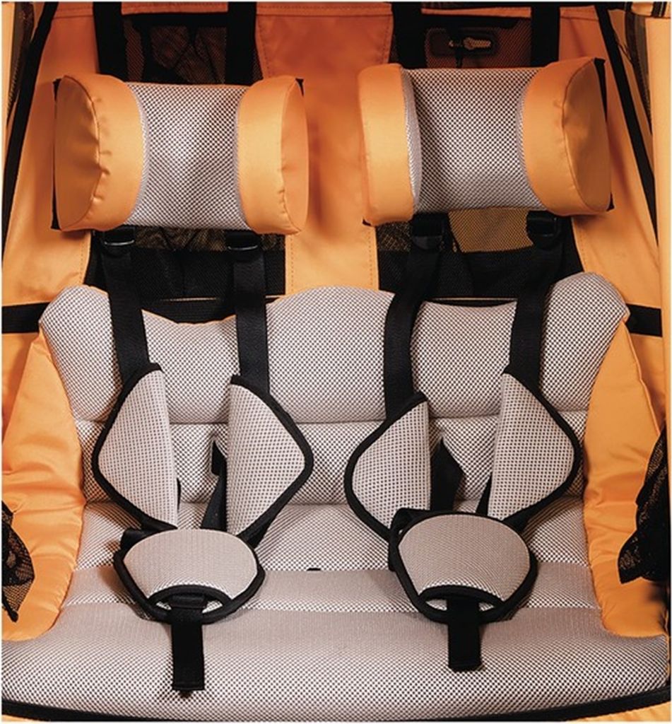 XLC Sitzsystem deluxe DUO S marigold anthrazit Produktbild 