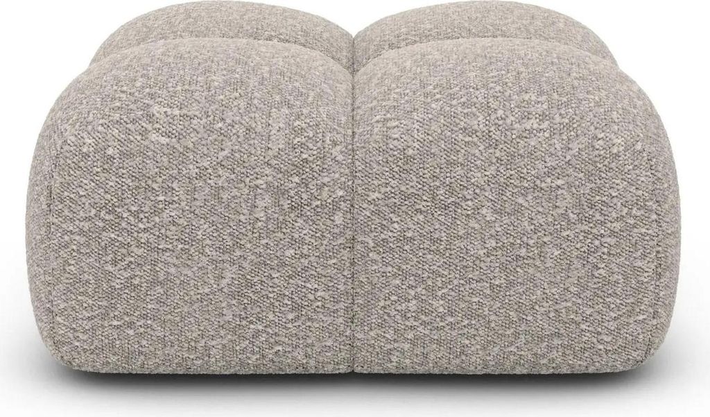 Bouclé Pouf Valora Sand