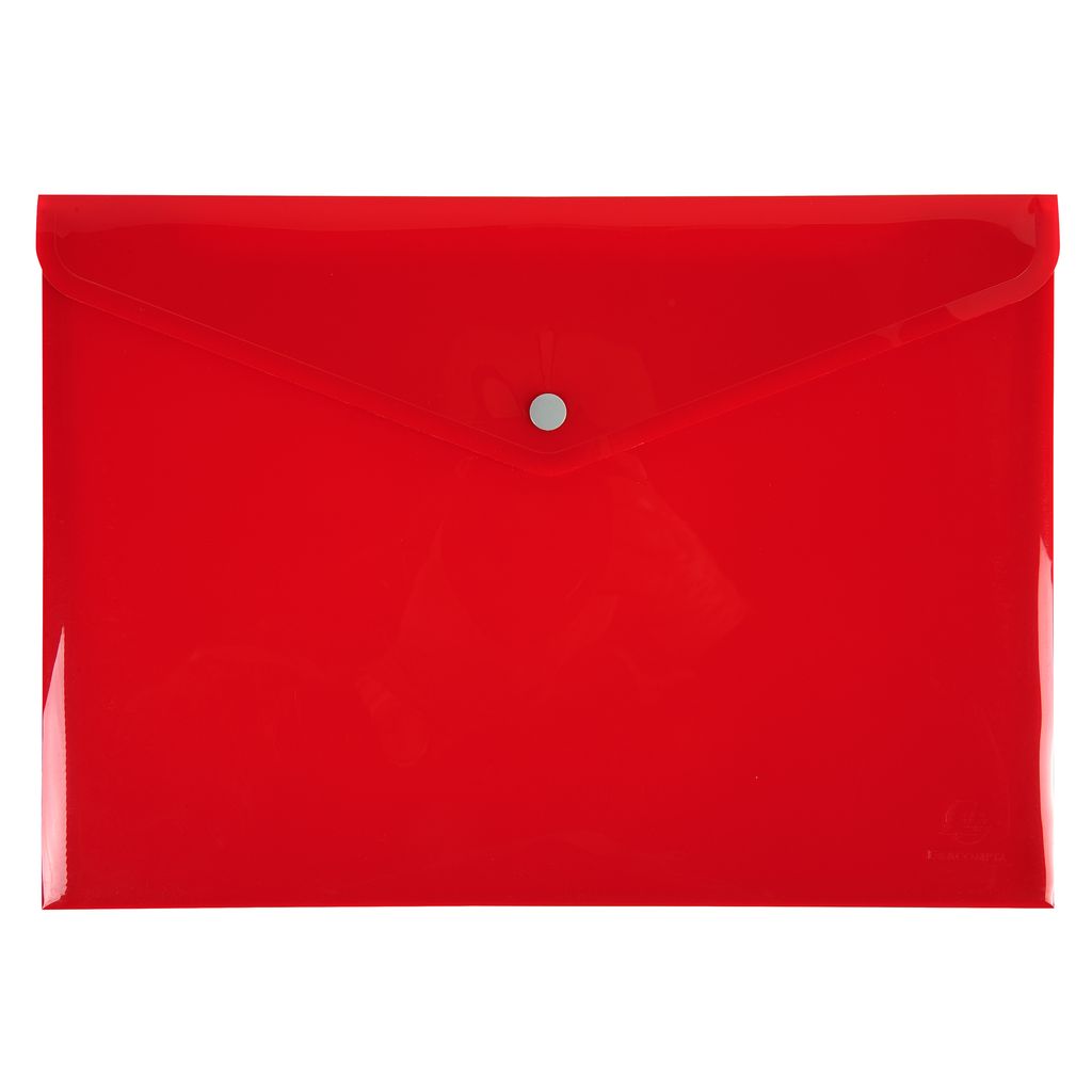 Exacompta 30x Tasche mit Druckknopf Iderama aus PP - Farben sortiert - 34450E
