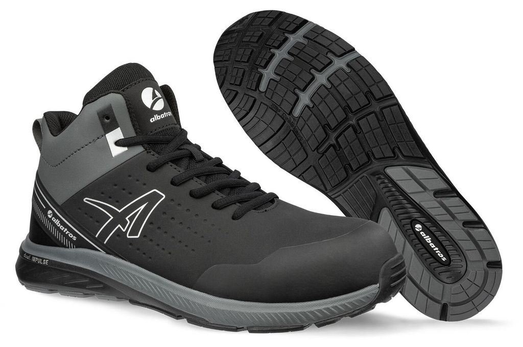 Botte de sécurité Vigor 2 Impulse Black Mid Taille 45 gris Image du produit 
