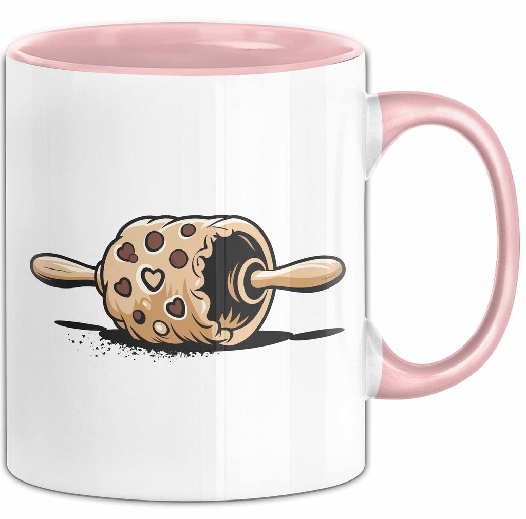Backliebhaber Tasse Geschenkidee für Ofen Fanatiker (Rosa)