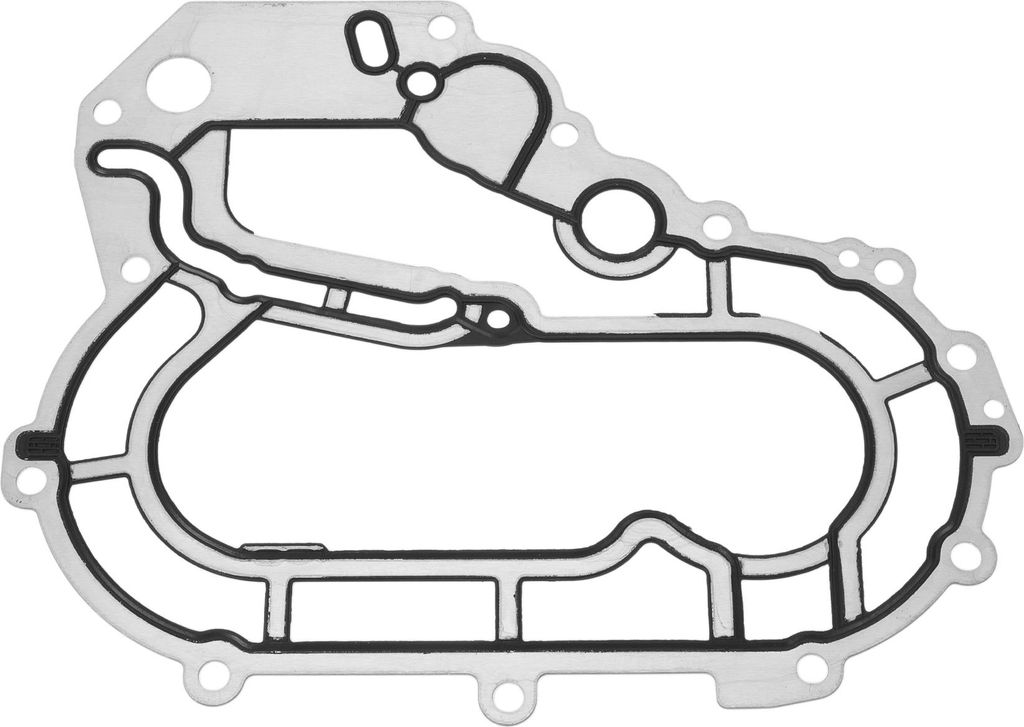 1 Stk. Auto-Motor-Zahnriemenabdeckung Dichtungssatz für Volvo 3.0L 3.2L Kettengehäusedichtung Nr. 31251345/30711314 Silberfarbenes Metall