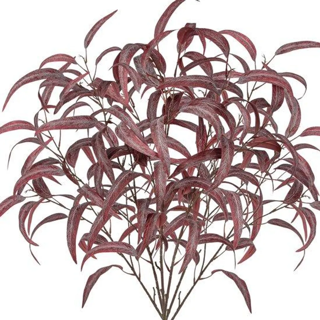 Eucalyptus rouge artificiel 86 cm : feuillage sans entretien permanent