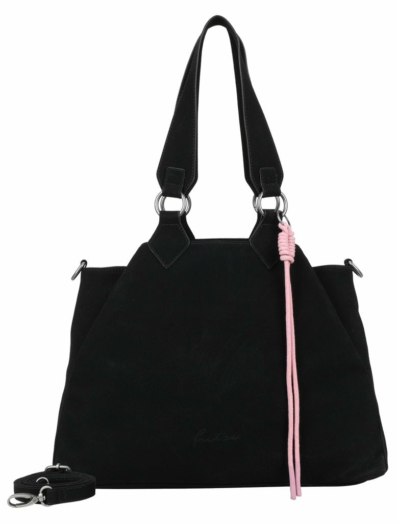 Fritzi aus Preußen Schultertasche Umhängetasche Maia Jacky Shoulder Bag Black schwarz
