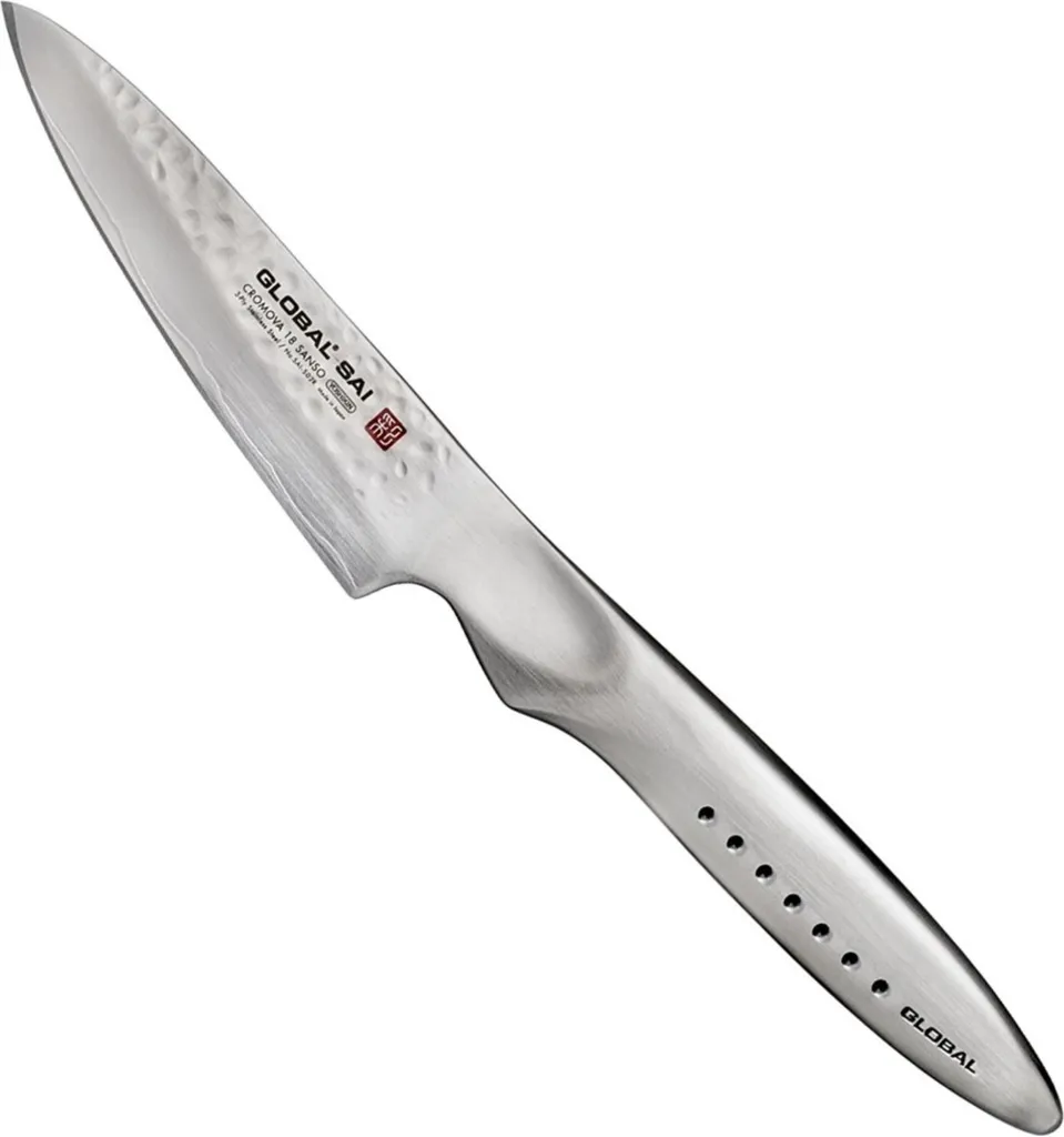 Coltello Spelucchino Global Sai S02R 10cm | Design Giapponese Moderno