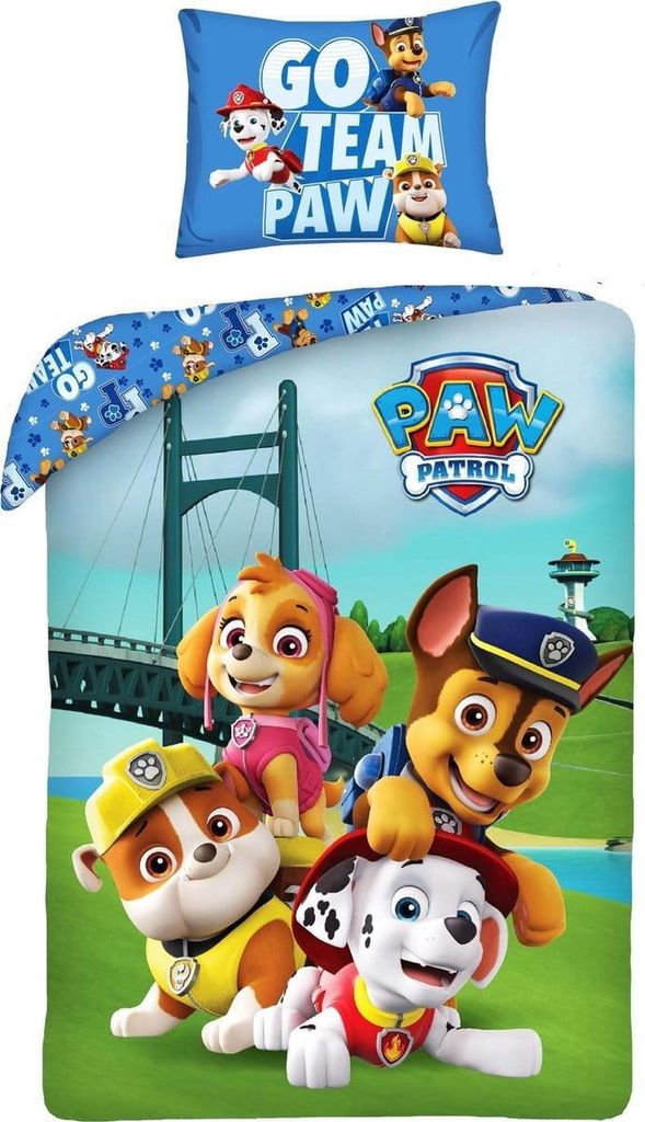 Babybettwäsche 100x135 + 40x60 PAW PATROL Produktbild 