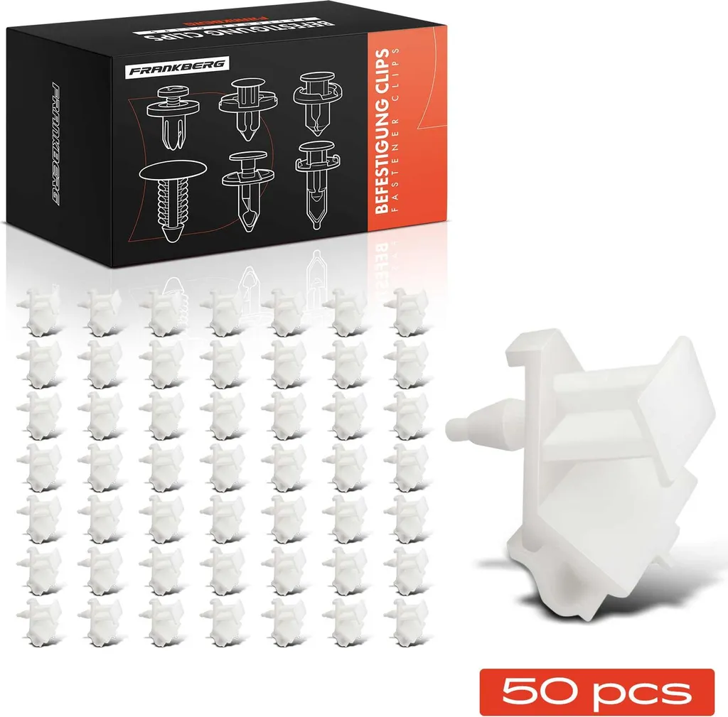 Clips de Fixation BMW Série 7 E65 E66 en Nylon Haute Résistance - 50 Pcs
